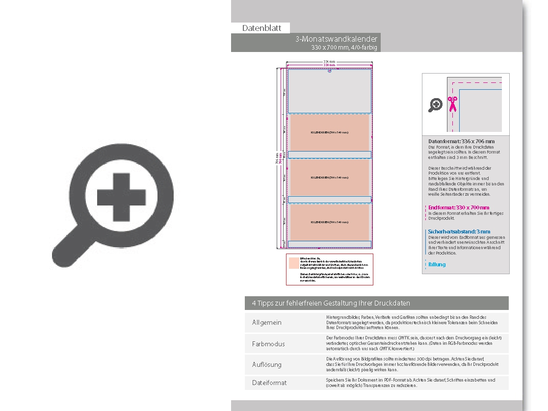 Product Bild 3-monatskalender_(mehrblock)__33_x_70_cm_(4_0-farbig)