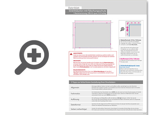 Product Bild eintrittskarte_mit_f__lschungsschutz_din_a5_quer__1x_nummeriert_(4_0_einseitig_bedruckt)