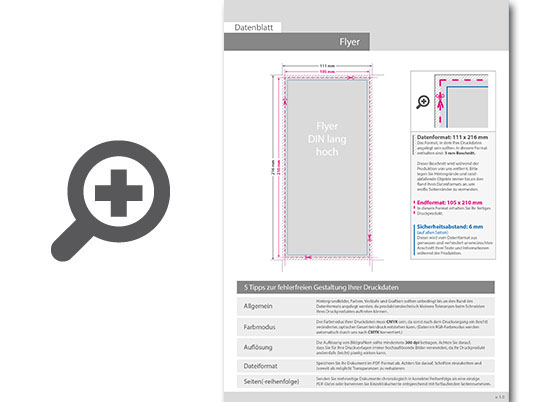 Product Bild last-minute-flyer_din_lang_hoch_(10_5_cm_x_21_0_cm)__einseitig_bedruckt