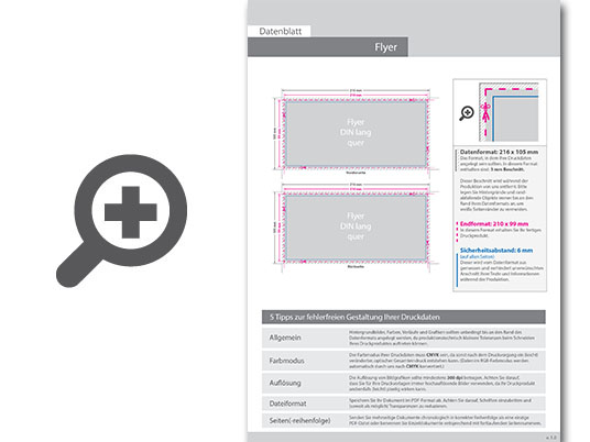 Product Bild last-minute-flyer_din_lang_quer_(21_0_cm_x_9_9_cm)__beidseitig_bedruckt