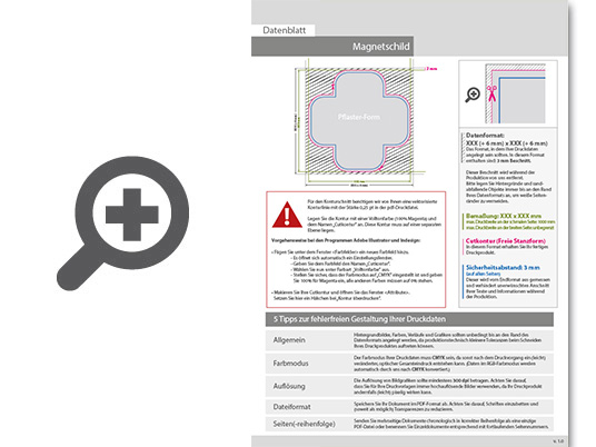 Product Bild hochwertiges_magnetschild_in_pflaster-form