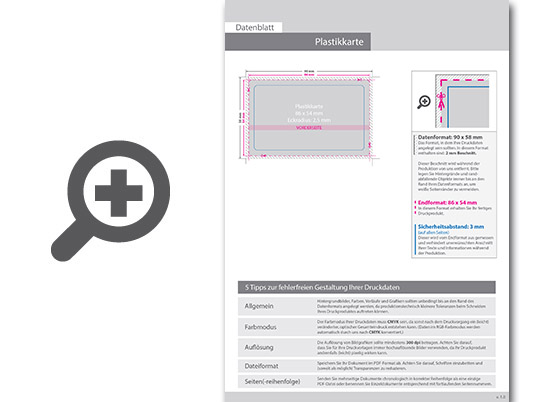 Product Bild plastikkarte_mit_einseitigem_partiellem_uv-lack_1_0-farbig_bedruckt_auf_wei__em_hintergrund