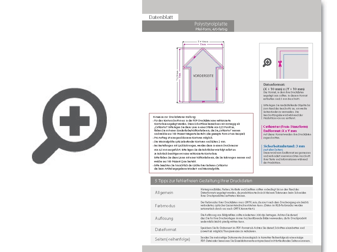 Product Bild polystyrolplatte_in_pfeil-form_konturgefr__st___einseitig_4_0-farbig_bedruckt