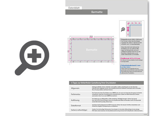 Product Bild rutschfeste_barmatte_mit_gummirand__einseitig_bedruckt_in_brillanter_fotoqualit__t