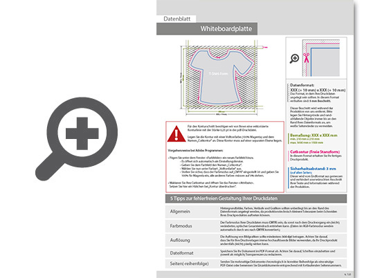 Product Bild whiteboardplatte_in_shirt-form_konturgefr__st_unbedruckt